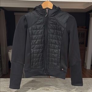 CALIA Black Quilted Zip-Up Jacket